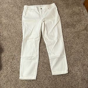 Chicos platinum white pants